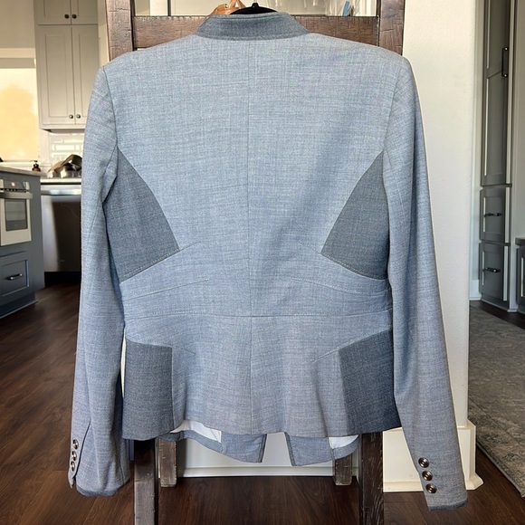 White House Black Market Grey Jacket - Picture 2 of 5